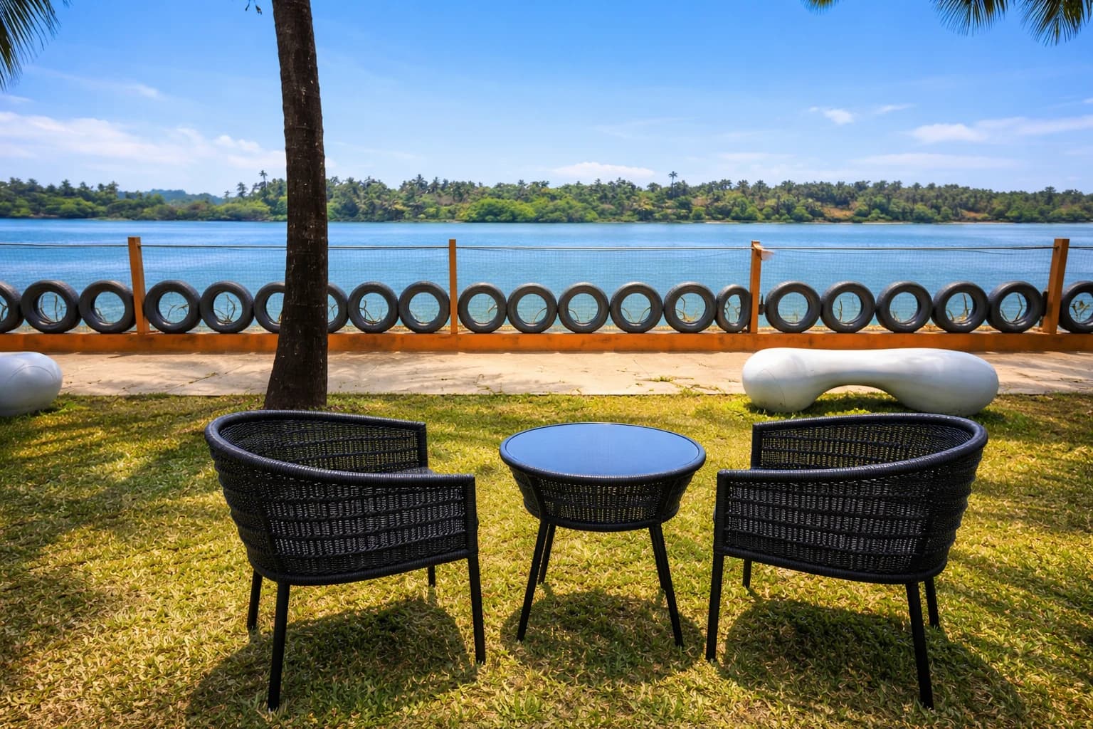 Comfortable sitting area at TAM-BoSa homestay Udupi
